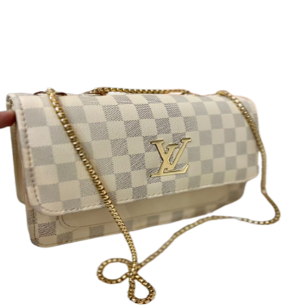 LV PATTERN FLAP - BEIGE