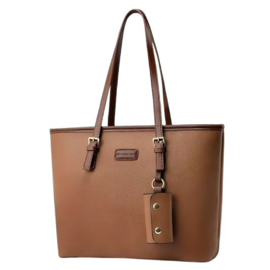 REGAL LUXE TOTE-BROWN