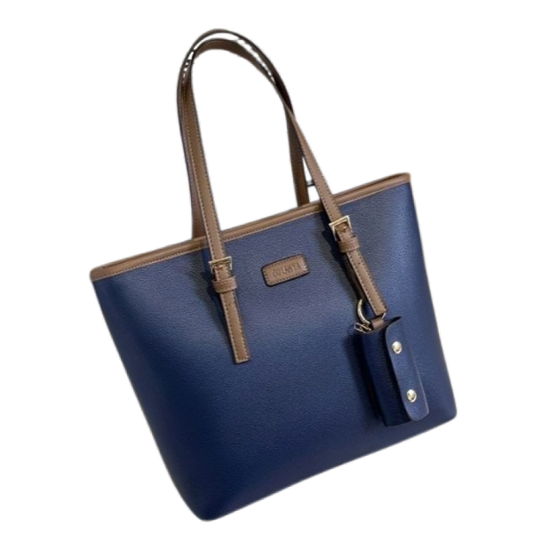 REGAL LUXE TOTE-NAVY BLUE