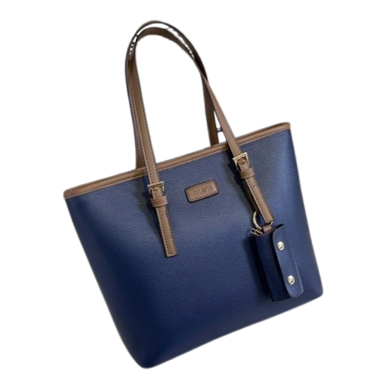 REGAL LUXE TOTE-NAVY BLUE